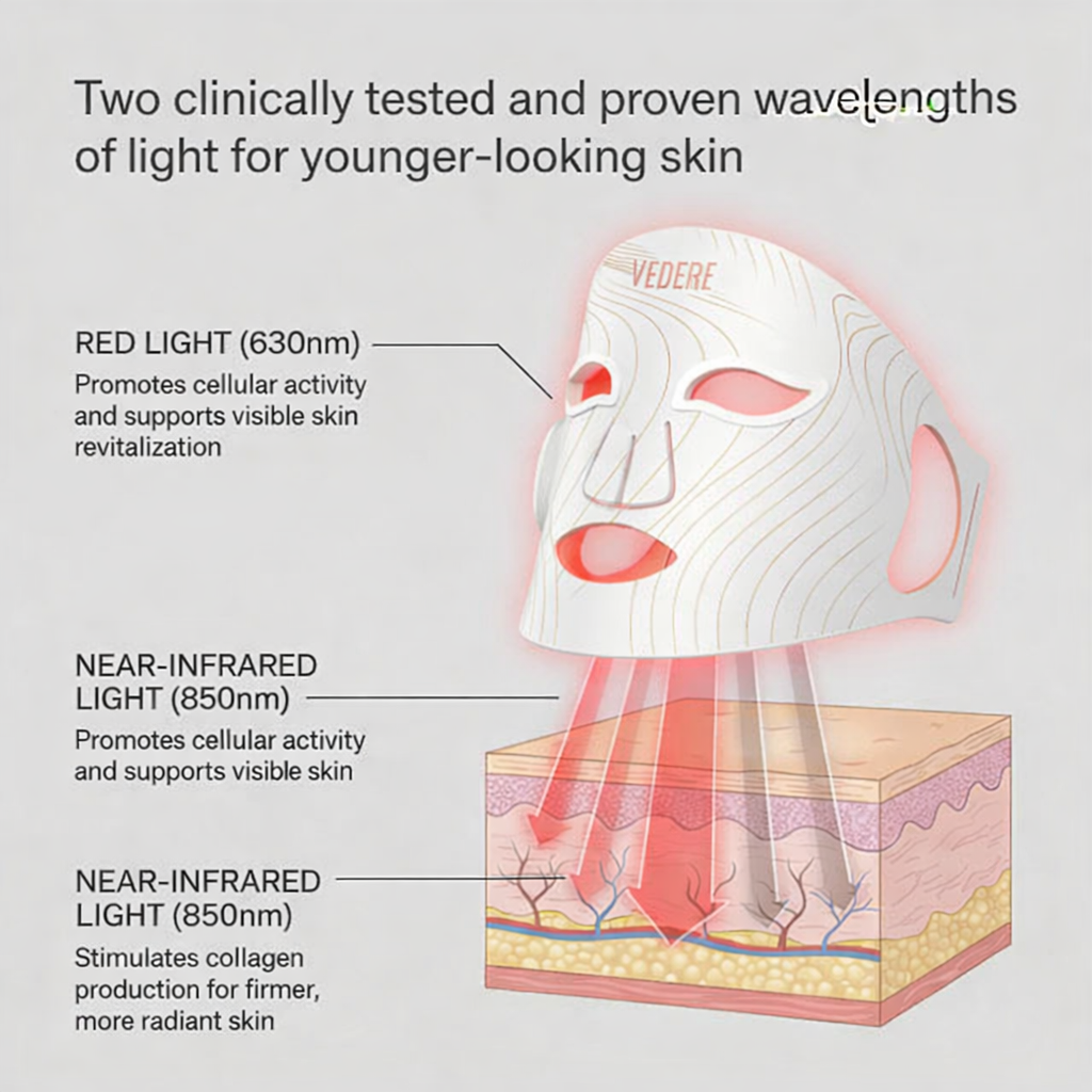 Vedere Red light Therapy Mask